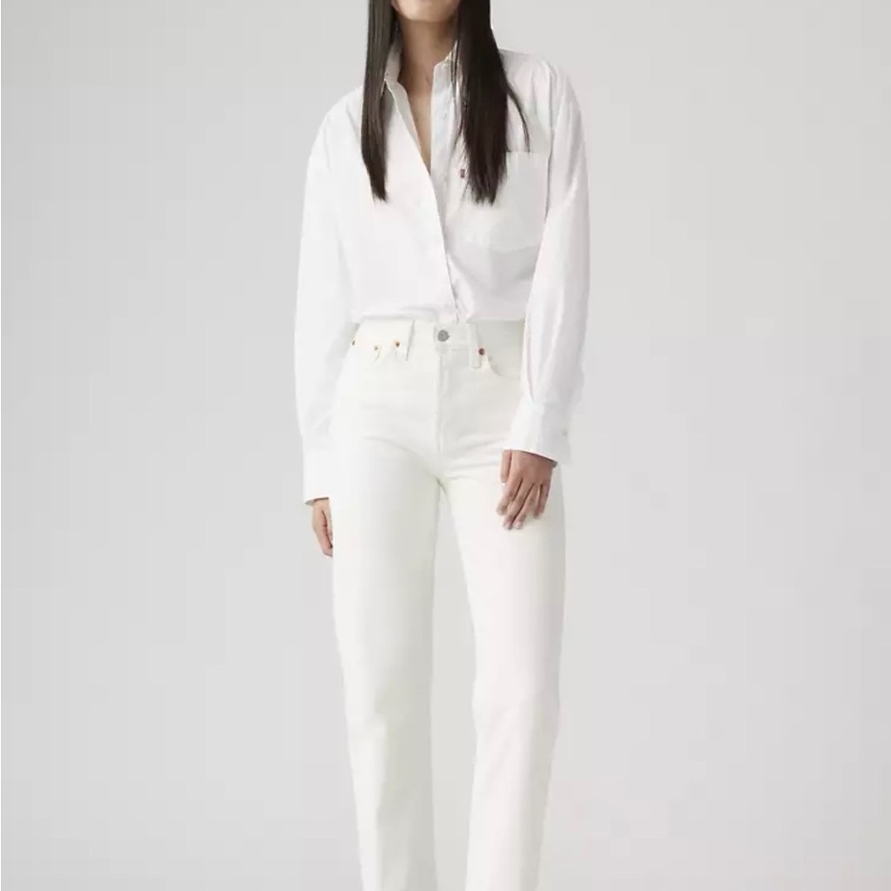 NWT Levi's button fly WEDGIE STRAIGHT ANKLE WOMEN'S JEAN